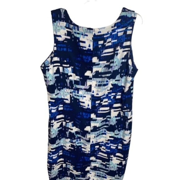 Mario Serrani Italy Sleeveless Sheath/Shift Dress Knee Length Sz 16 EUC - Picture 2 of 3